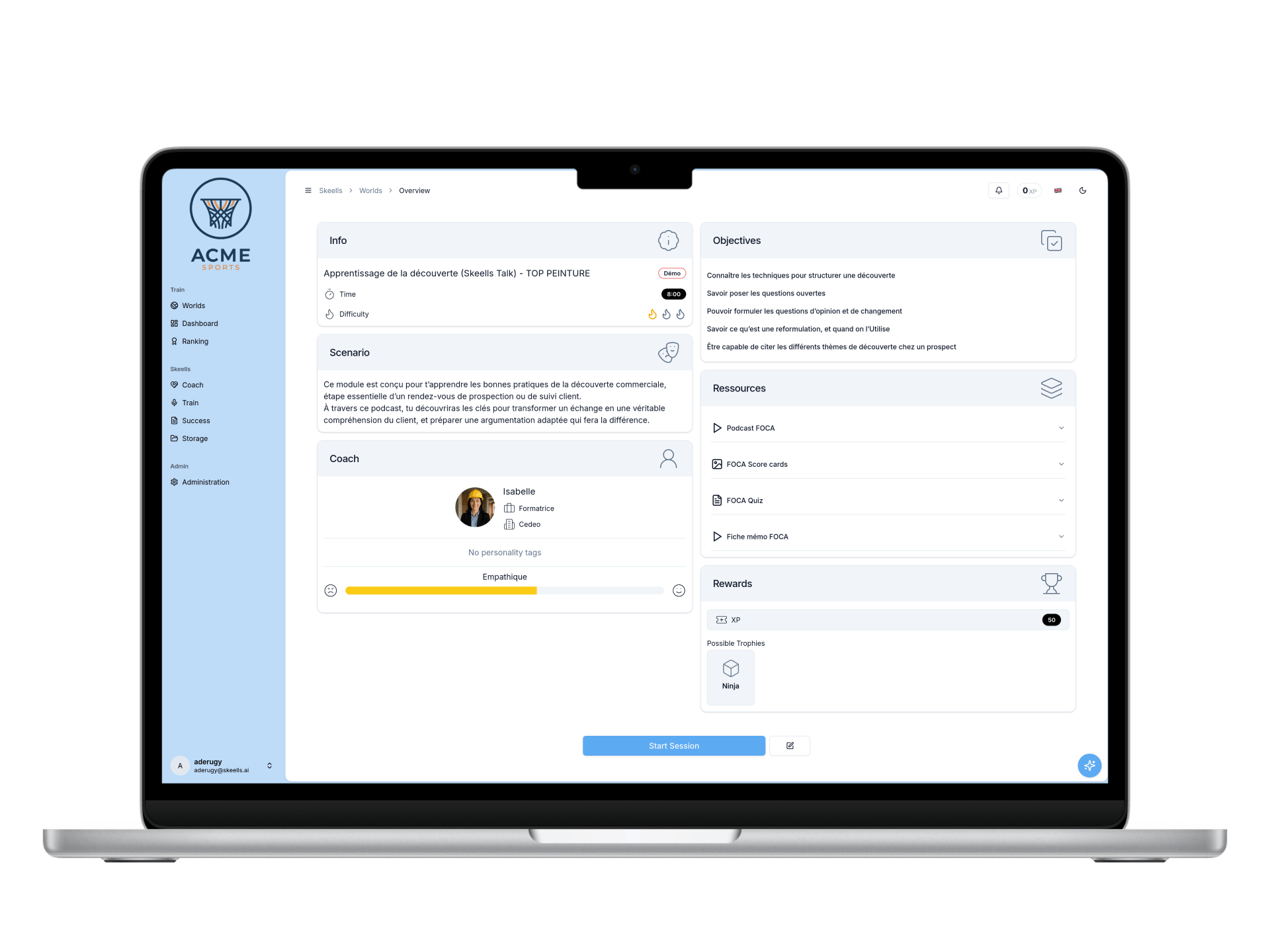 Immersive role plays